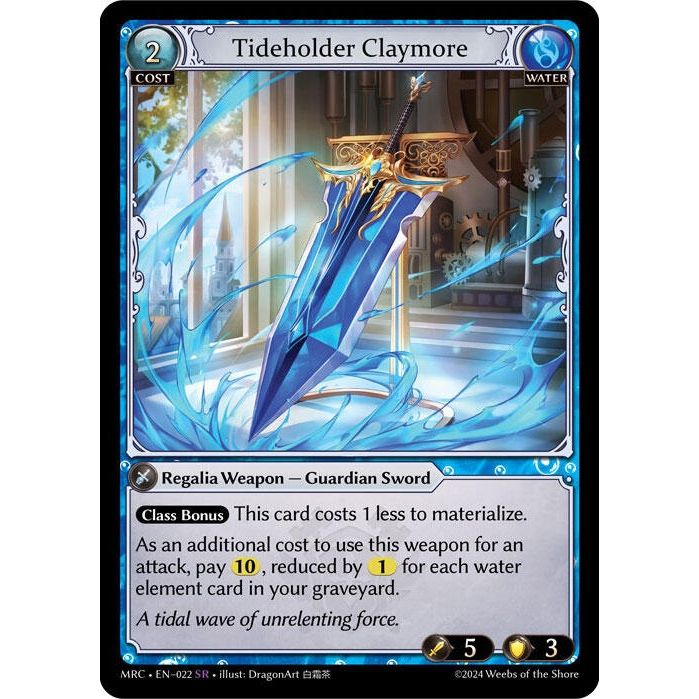 Image for Tideholder Claymore (022) (MRC) - Grand Archive TCG