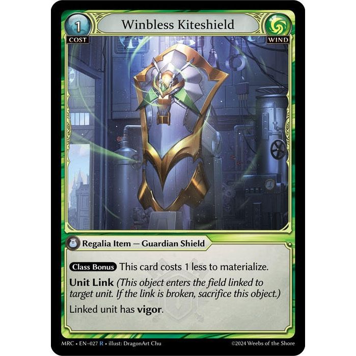 Image for Winbless Kiteshield (027) (MRC) - Grand Archive TCG