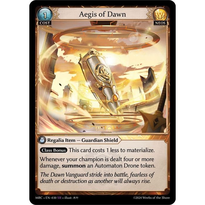 Image for Aegis of Dawn (030) (MRC) - Grand Archive TCG