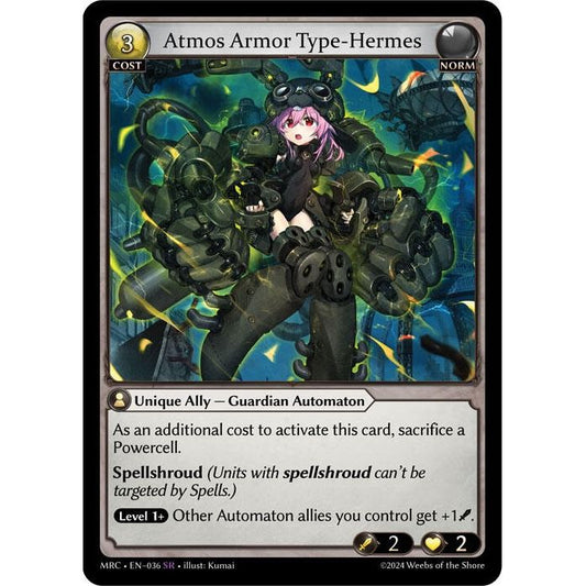 Image for Atmos Armor Type-Hermes (036) (MRC) - Grand Archive TCG