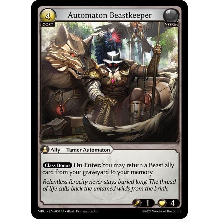 Image for Automaton Beastkeeper (037) (MRC) - Grand Archive TCG
