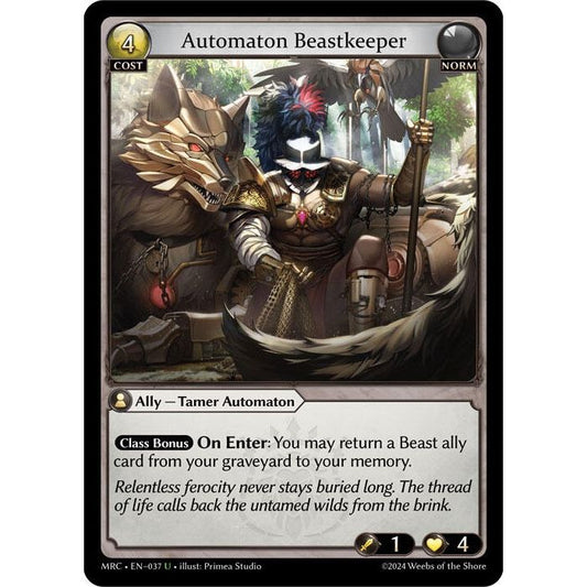 Image for Automaton Beastkeeper (037) (MRC) - Grand Archive TCG