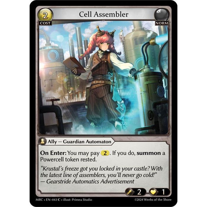 Image for Cell Assembler (043) (MRC) - Grand Archive TCG