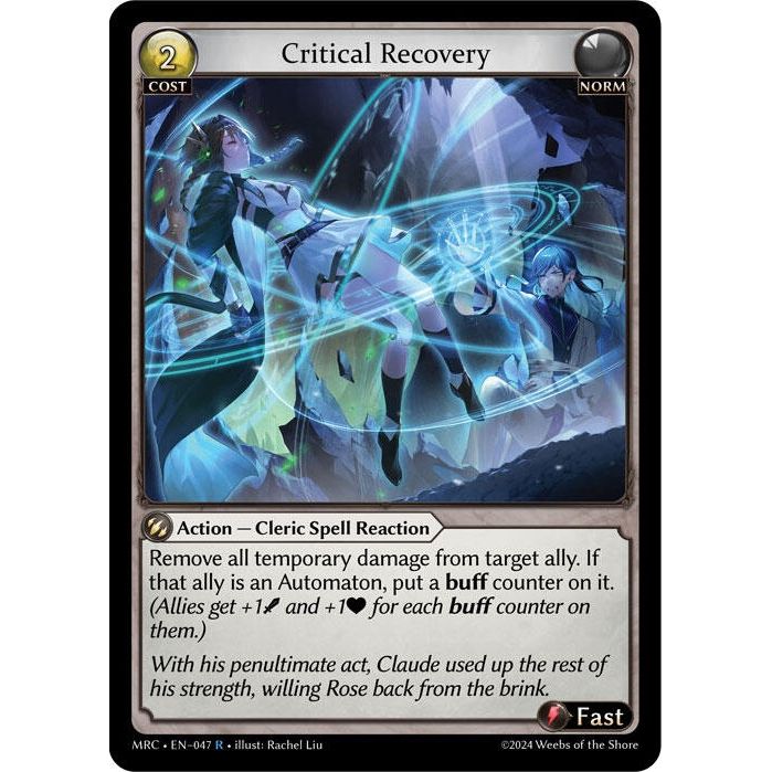 Image for Critical Recovery (047) (MRC) - Grand Archive TCG