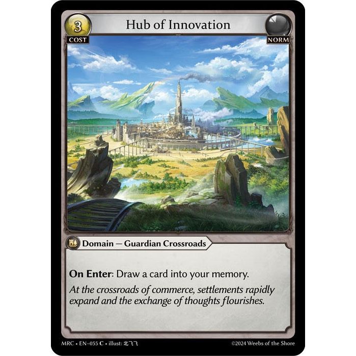 Image for Hub of Innovation (055) (MRC) - Grand Archive TCG