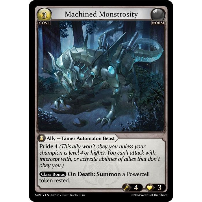 Image for Machined Monstrosity (057) (MRC) - Grand Archive TCG