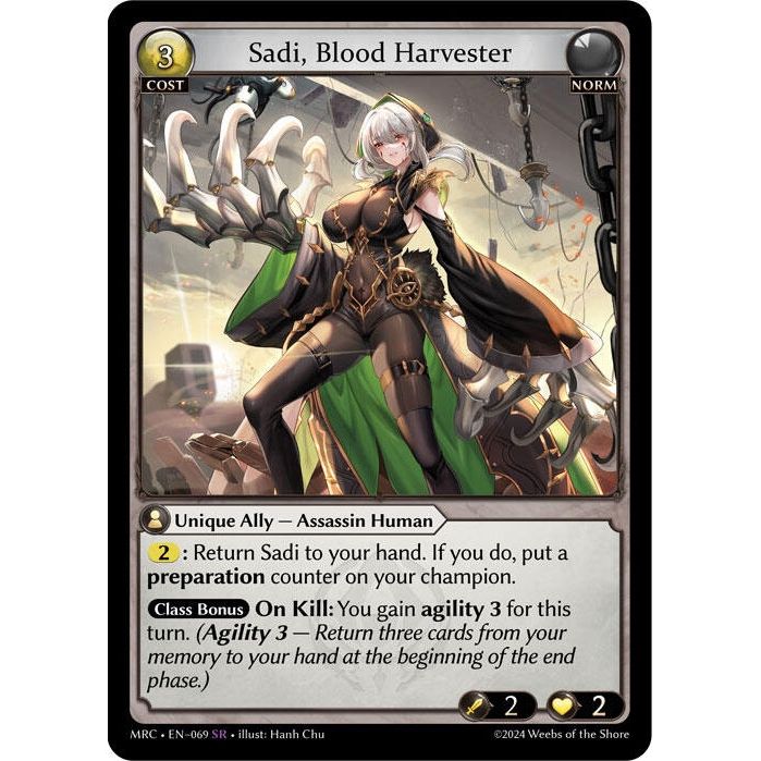 Image for Sadi, Blood Harvester (069) (MRC) - Grand Archive TCG