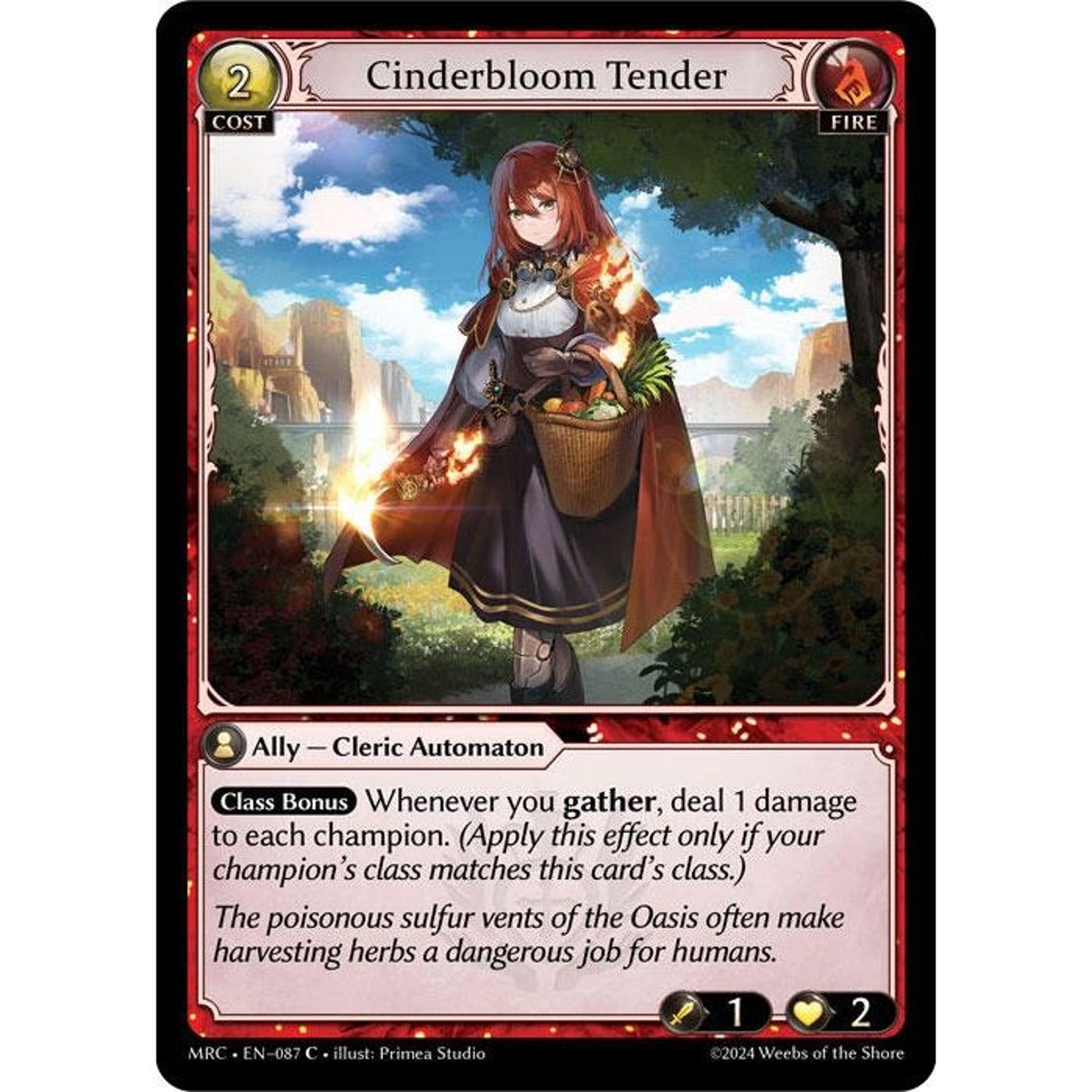 Image for Cinderbloom Tender (087) (MRC) - Grand Archive TCG