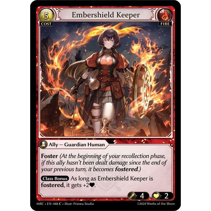 Image for Embershield Keeper (088) (MRC) - Grand Archive TCG