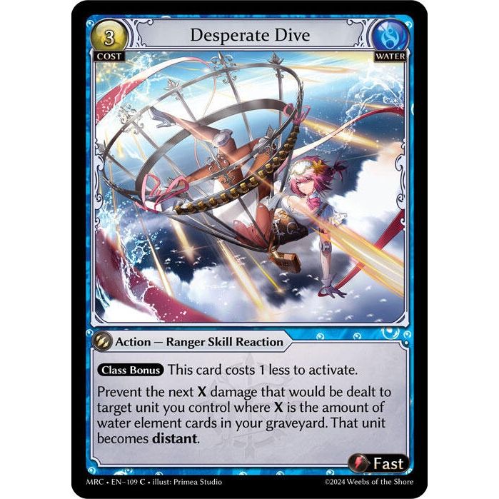 Image for Desperate Dive (109) (MRC) - Grand Archive TCG