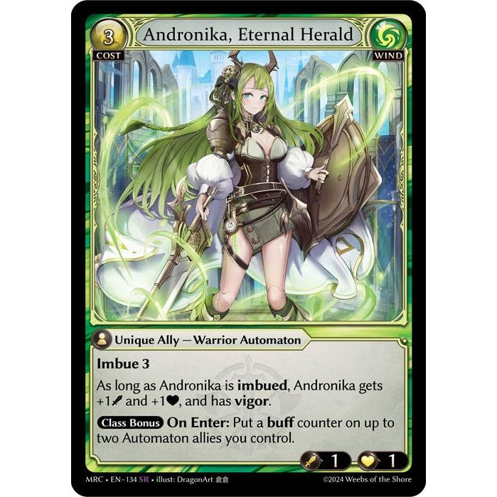 Image for Andronika, Eternal Herald (134) (MRC) - Grand Archive TCG