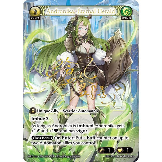 Image for Andronika, Eternal Herald (CSR) (134) (MRC) - Grand Archive TCG