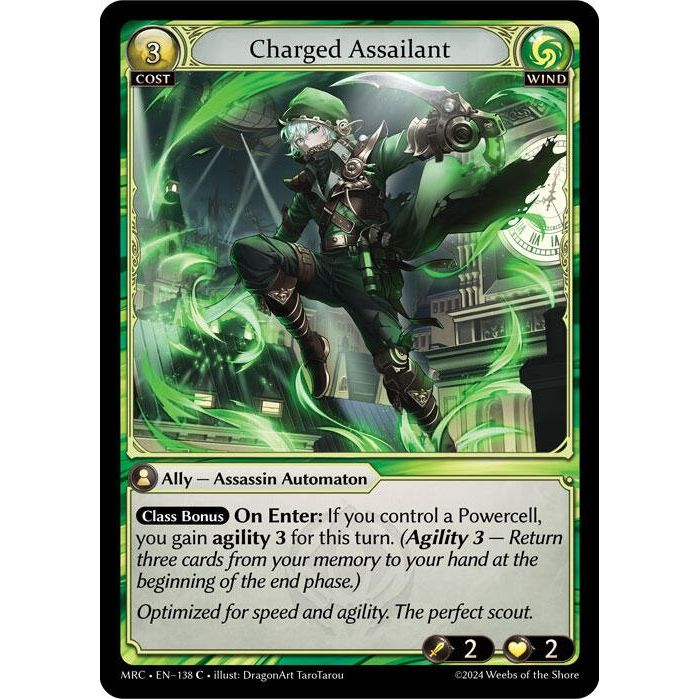 Image for Charged Assailant (138) (MRC) - Grand Archive TCG