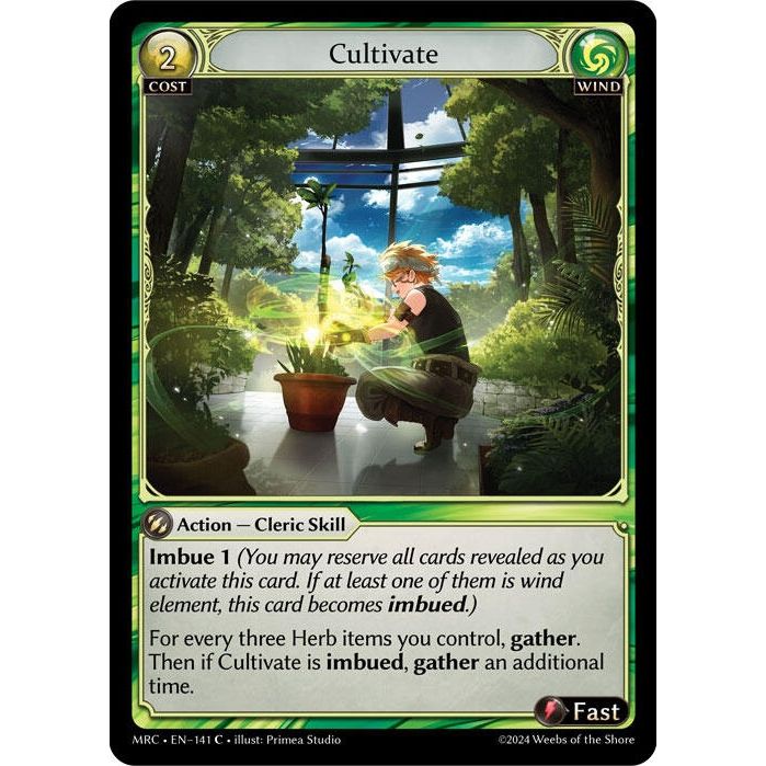 Image for Cultivate (141) (MRC) - Grand Archive TCG