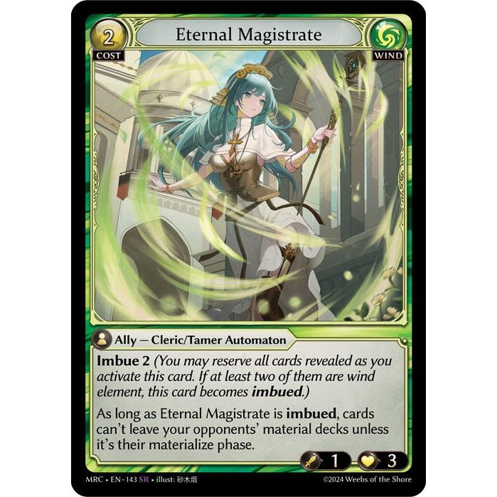 Image for Eternal Magistrate (143) (MRC) - Grand Archive TCG