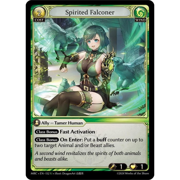 Image for Spirited Falconer (152) (MRC) - Grand Archive TCG