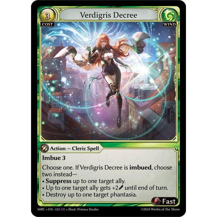 Image for Verdigris Decree (155) (MRC) - Grand Archive TCG
