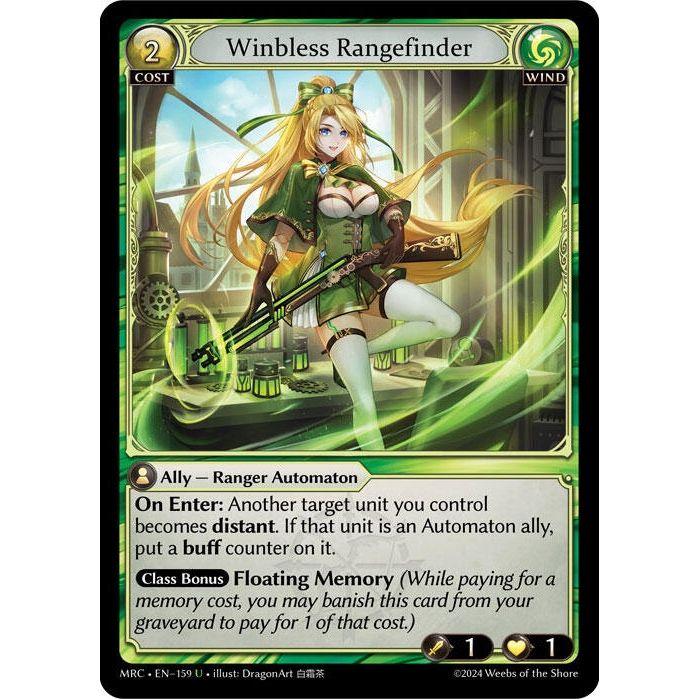 Image for Winbless Rangefinder (159) (MRC) - Grand Archive TCG