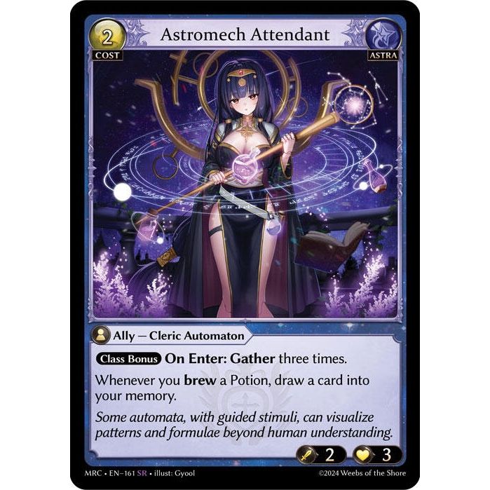 Image for Astromech Attendant (161) (MRC) - Grand Archive TCG