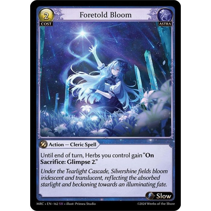 Image for Foretold Bloom (162) (MRC) - Grand Archive TCG