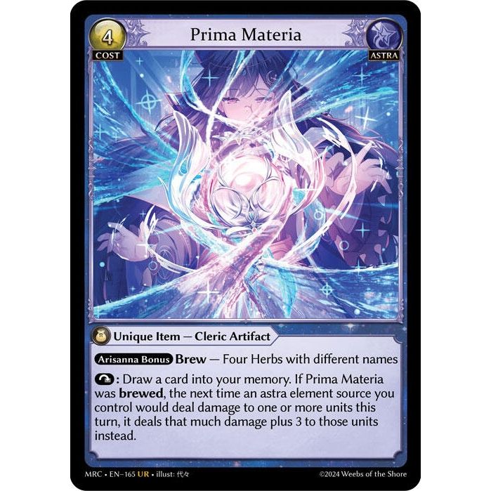 Image for Prima Materia (165) (MRC) - Grand Archive TCG