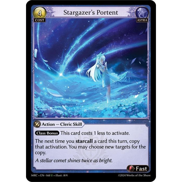 Image for Stargazer's Portent (168) (MRC) - Grand Archive TCG