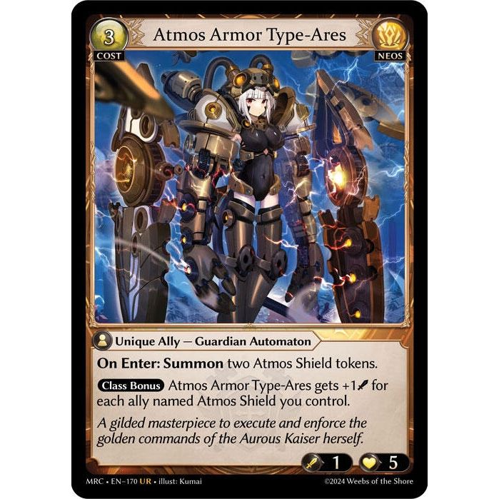 Image for Atmos Armor Type-Ares (170) (MRC) - Grand Archive TCG
