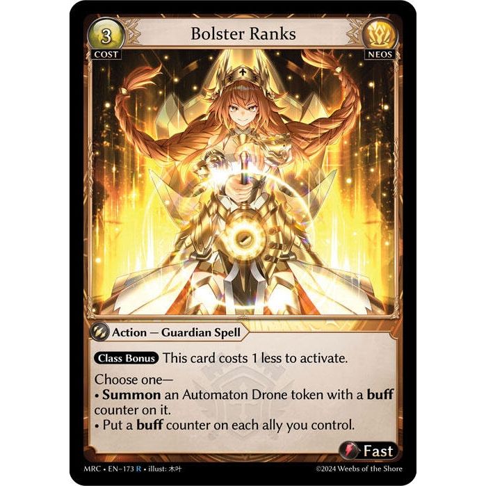 Image for Bolster Ranks (173) (MRC) - Grand Archive TCG