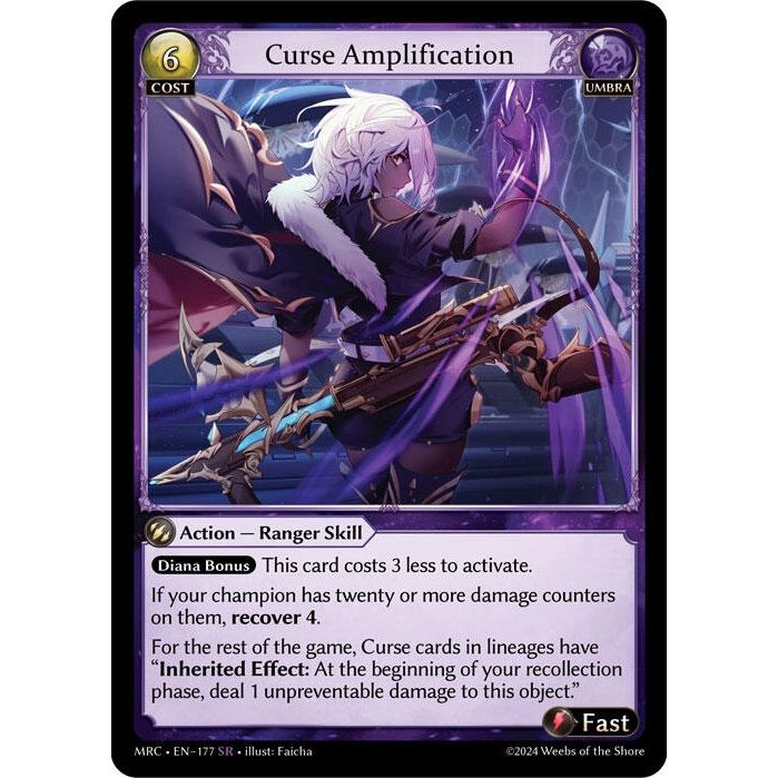 Image for Curse Amplification (177) (MRC) - Grand Archive TCG