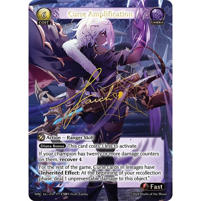 Image for Curse Amplification (CSR) (177) (MRC) - Grand Archive TCG