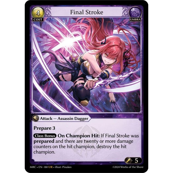 Image for Final Stroke (180) (MRC) - Grand Archive TCG