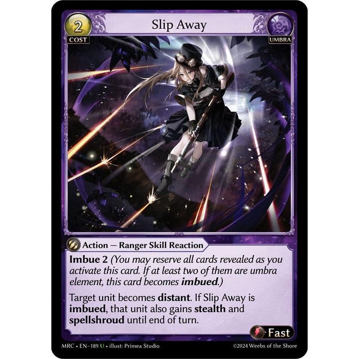 Image for Slip Away (189) (MRC) - Grand Archive TCG