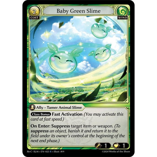 Image for Baby Green Slime (025) (SLM) - Grand Archive TCG