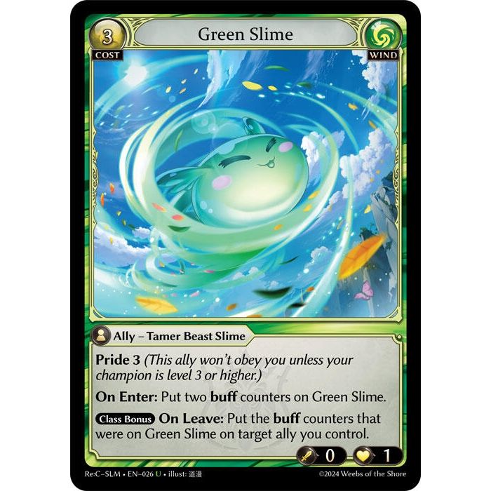 Image for Green Slime (026) (SLM) - Grand Archive TCG