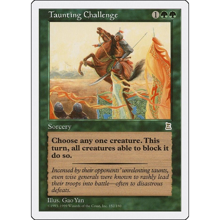 Image for Taunting Challenge (152) (PTK) - Magic: The Gathering