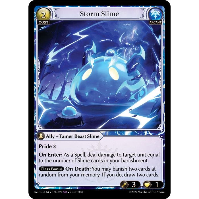 Image for Storm Slime (029) (SLM) - Grand Archive TCG