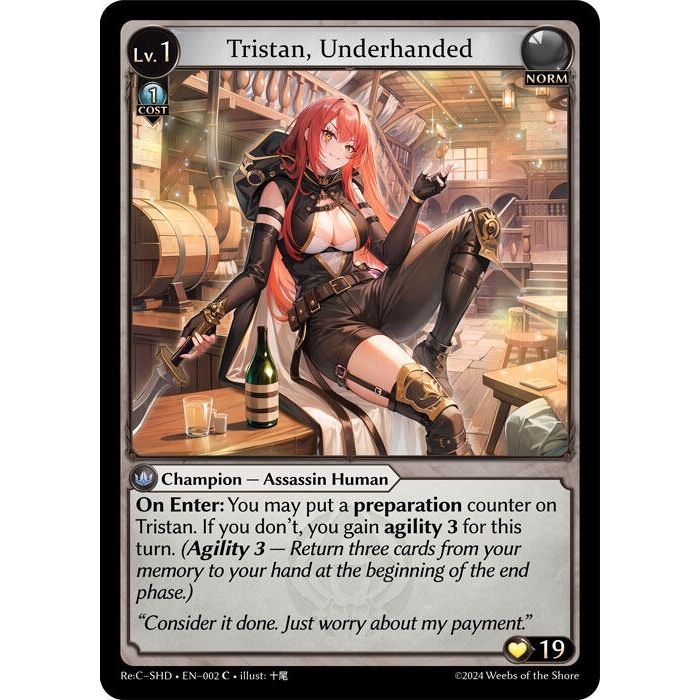 Image for Tristan, Underhanded (002) (SHD) - Grand Archive TCG