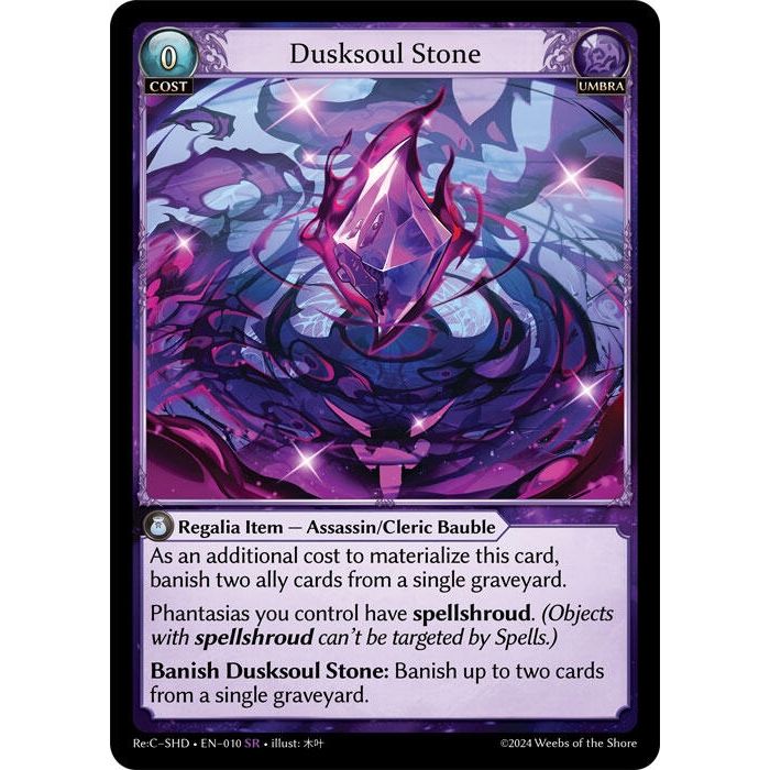 Image for Dusksoul Stone (010) (SHD) - Grand Archive TCG