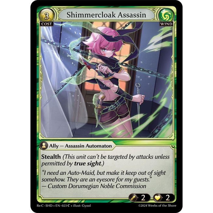 Image for Shimmercloak Assassin (023) (SHD) - Grand Archive TCG