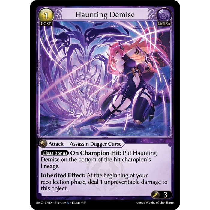 Image for Haunting Demise (029) (SHD) - Grand Archive TCG