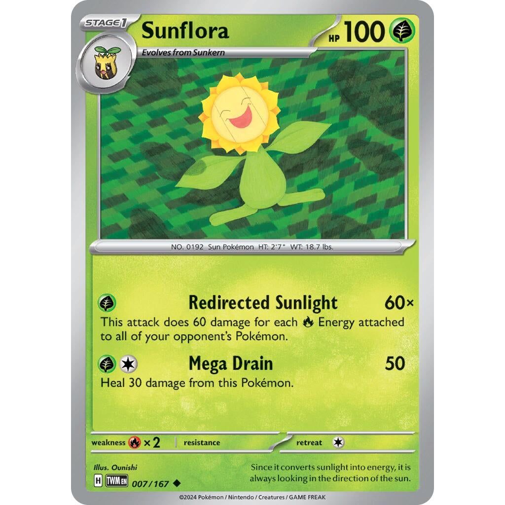 Image for Sunflora (007/167) (TWM) - Pokemon