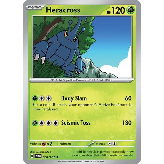 Image for Heracross (008/167) (TWM) - Pokemon