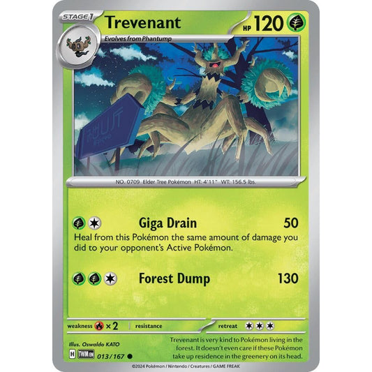 Image for Trevenant (013/167) (TWM) - Pokemon