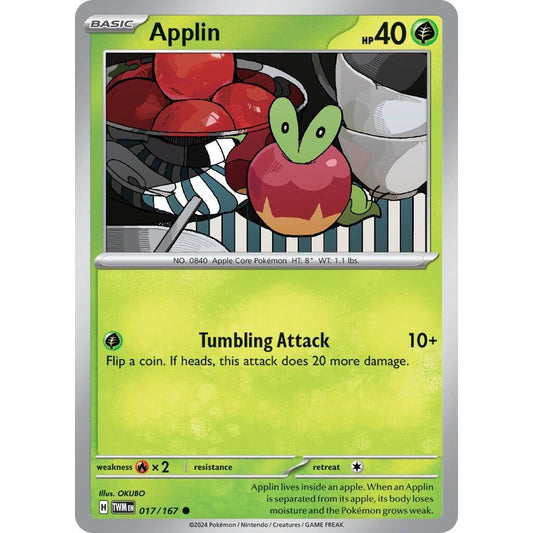 Image for Applin (017/167) (TWM) - Pokemon