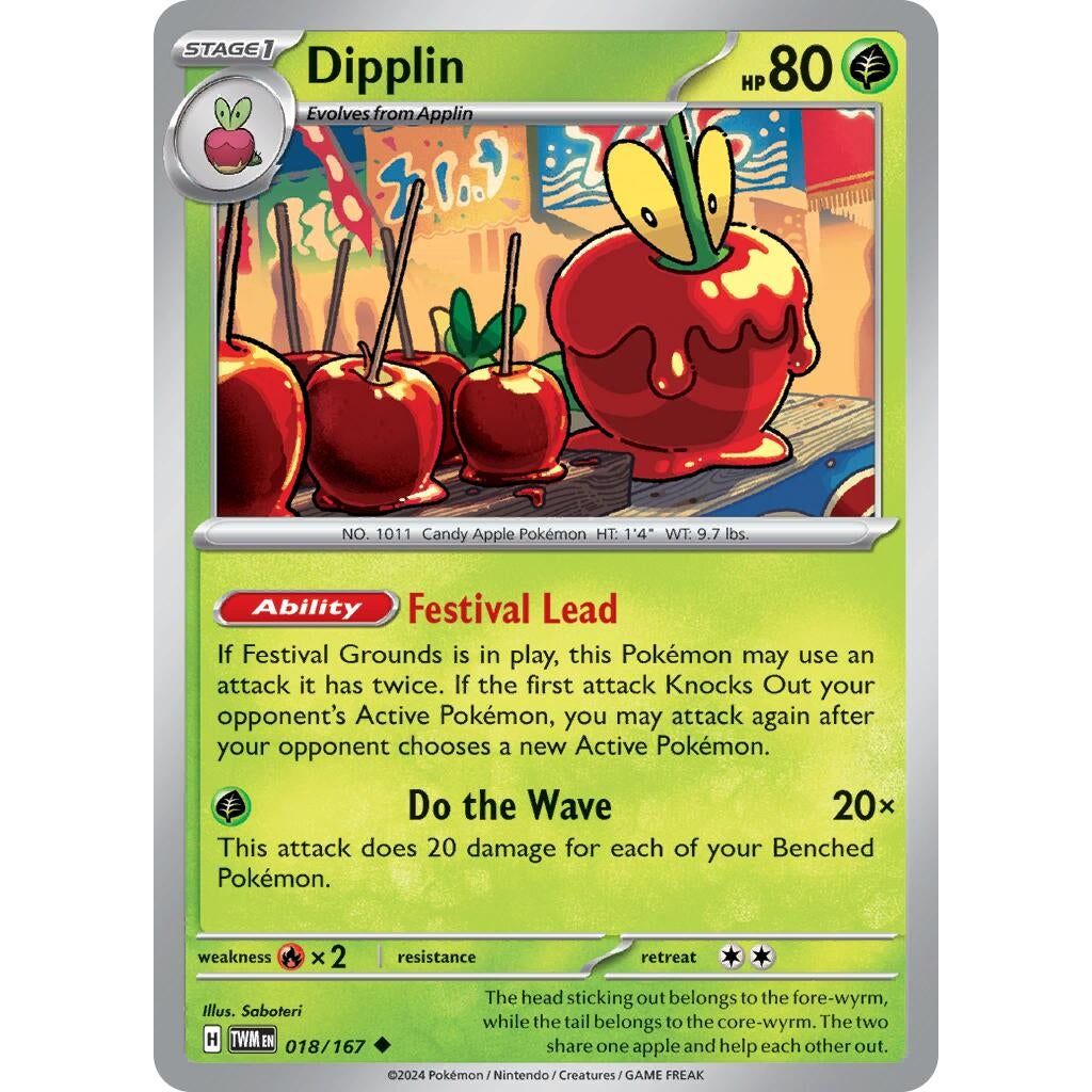 Image for Dipplin (018/167) (TWM) - Pokemon