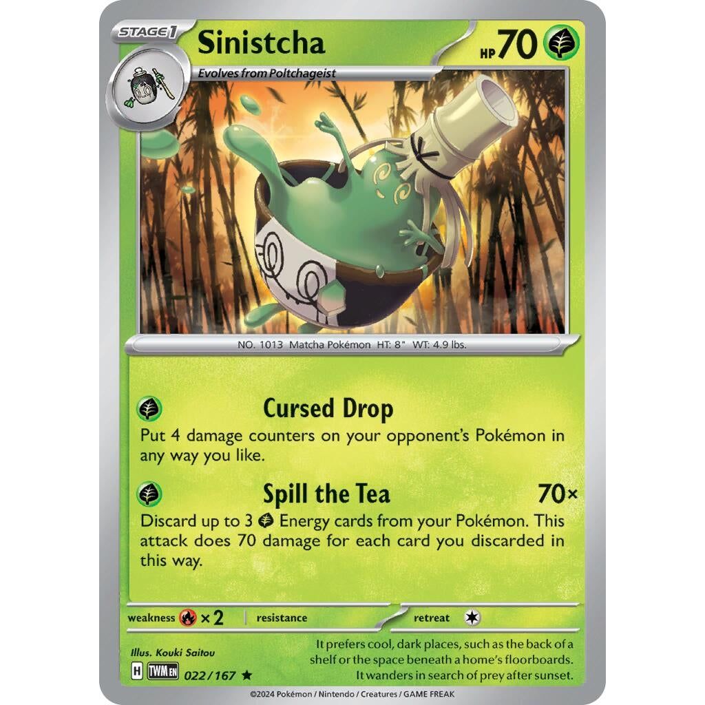 Image for Sinistcha (022/167) (TWM) - Pokemon