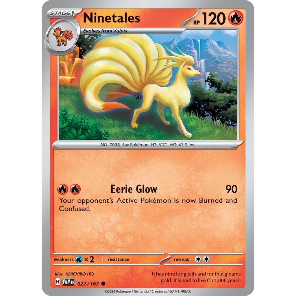 Image for Ninetales (027/167) (TWM) - Pokemon