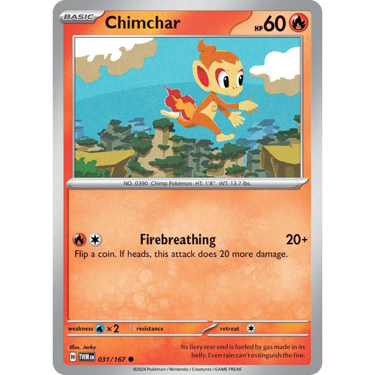 Image for Chimchar (031/167) (TWM) - Pokemon