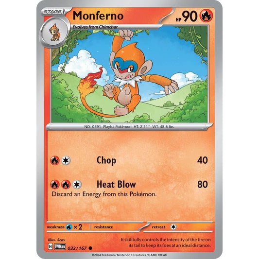 Image for Monferno (032/167) (TWM) - Pokemon