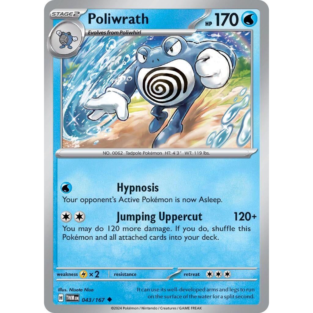 Image for Poliwrath (043/167) (TWM) - Pokemon
